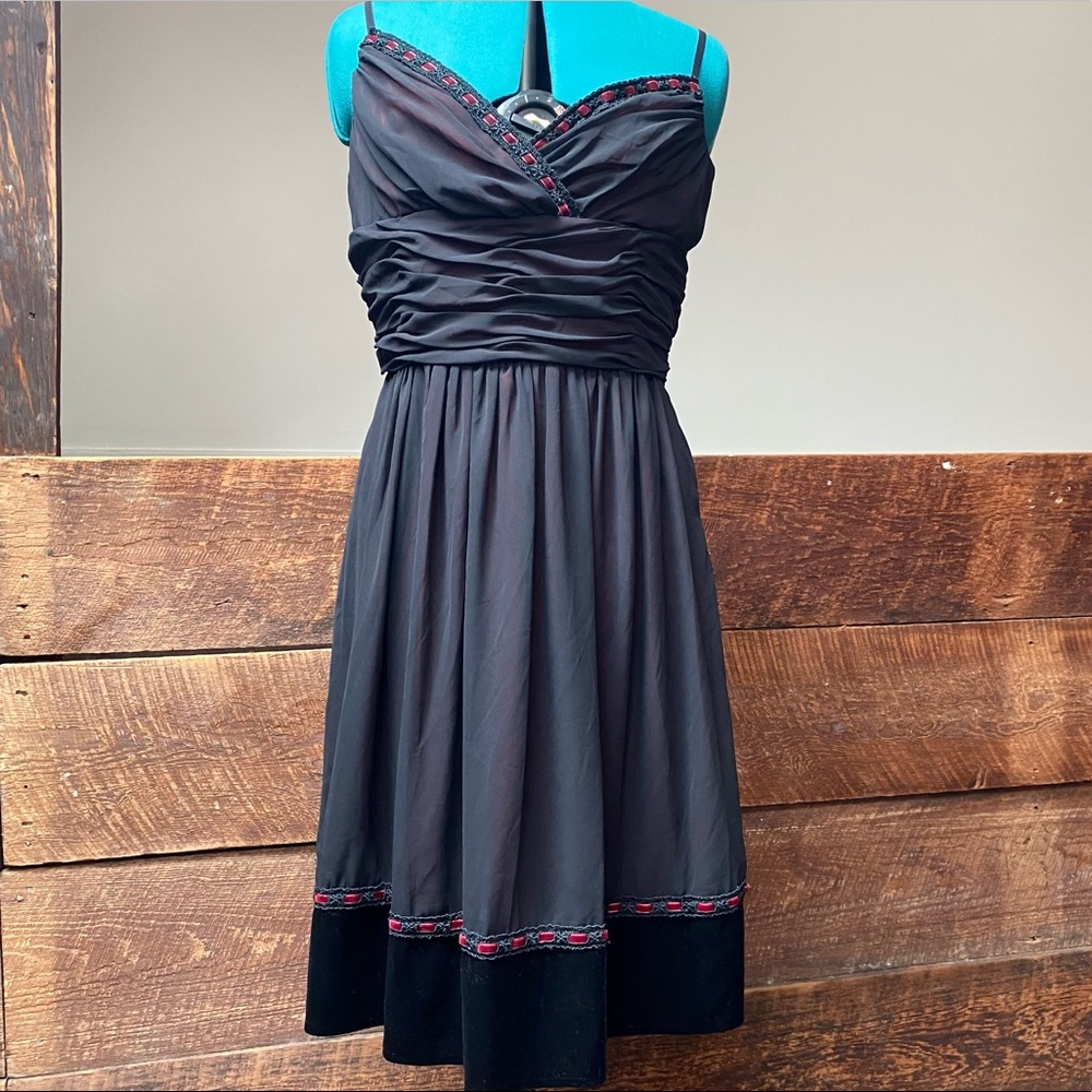 Ronni Nicole Vintage Layered Gothic Babydoll Dress